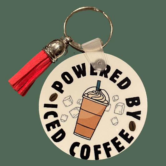 Iced Coffee Keychain