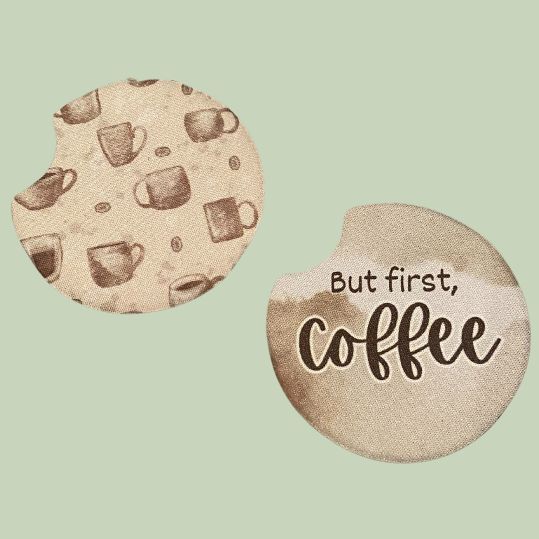 Coffee Car Coaster Set