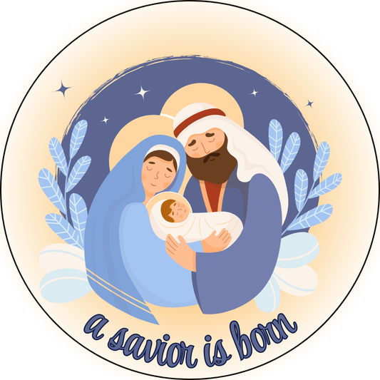 Savior is Born Ornament