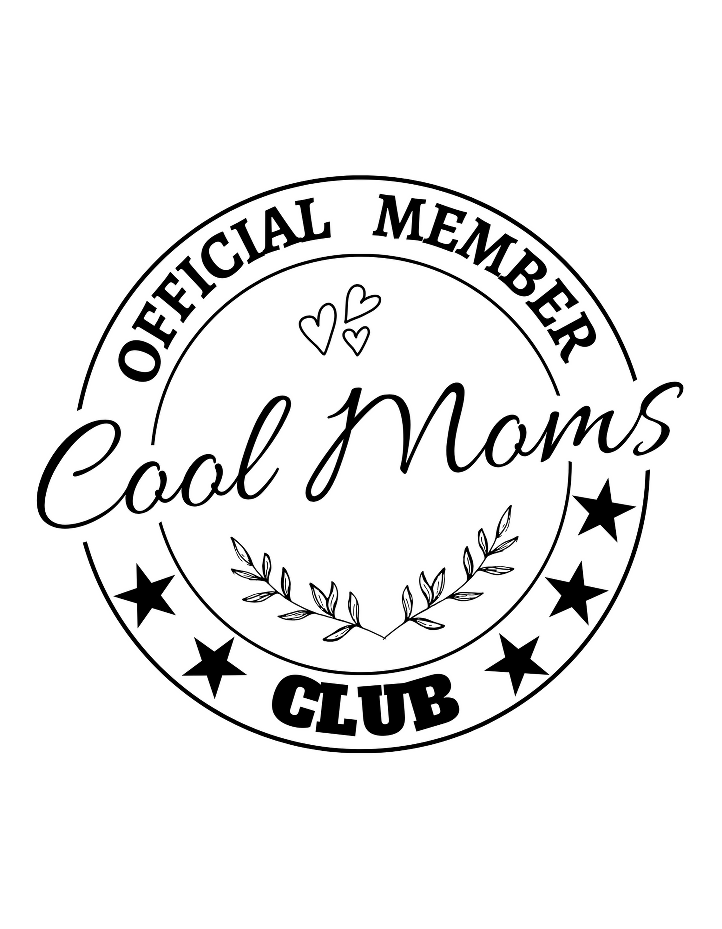 Moms Club Womens T-shirt