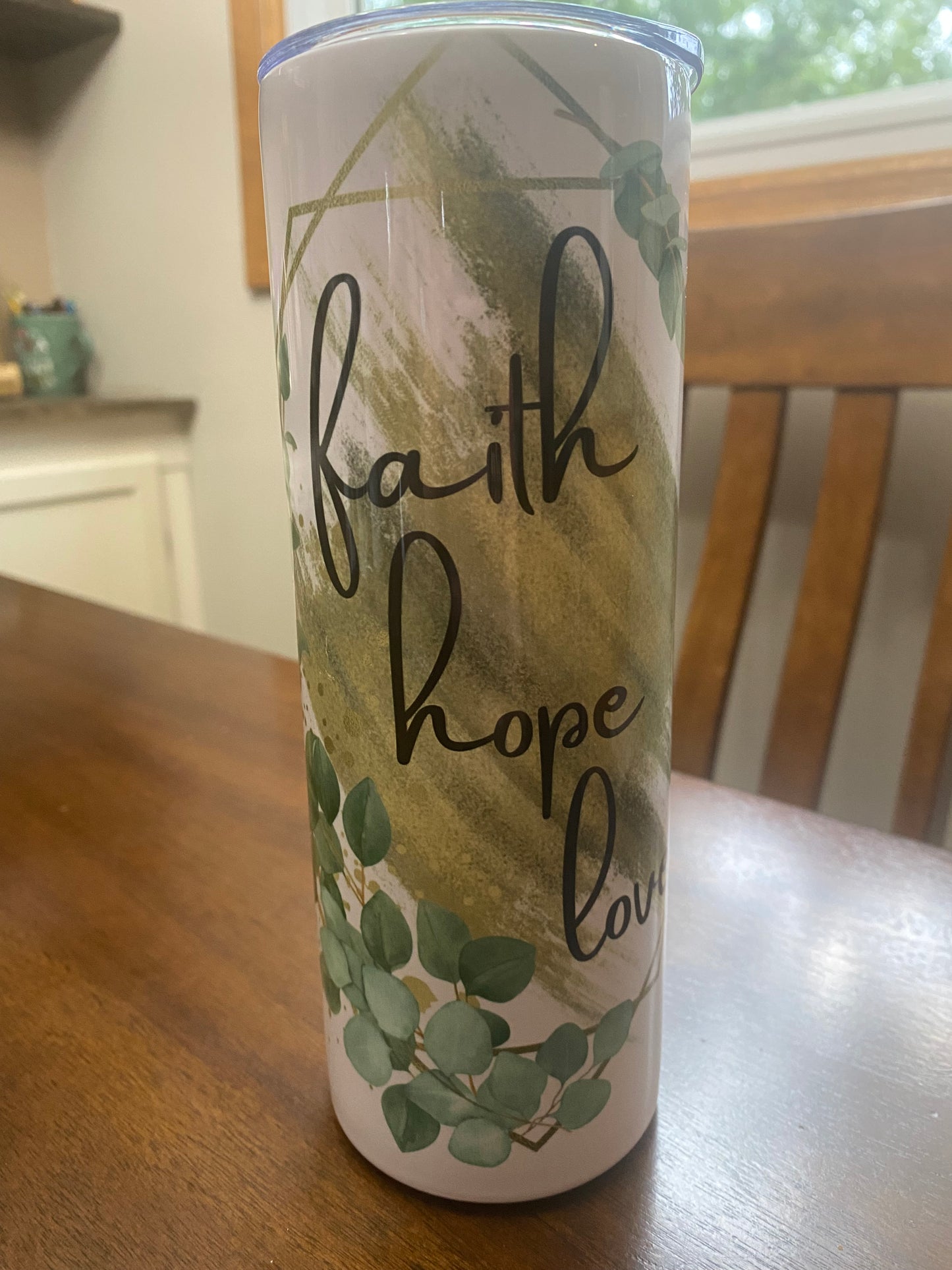 Faith Hope Love Tumbler