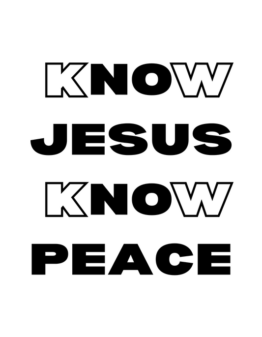 Know Jesus Unisex T-Shirt