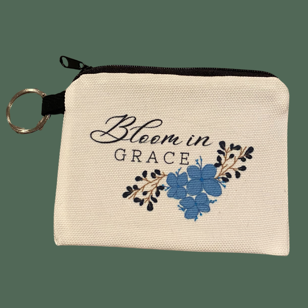 Bloom in Grace Coin Purse