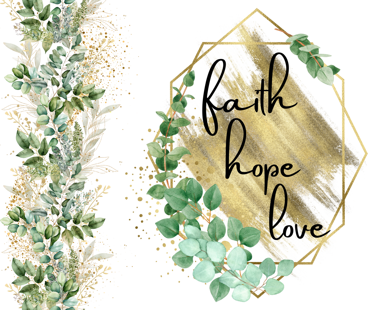 Faith Hope Love Tumbler